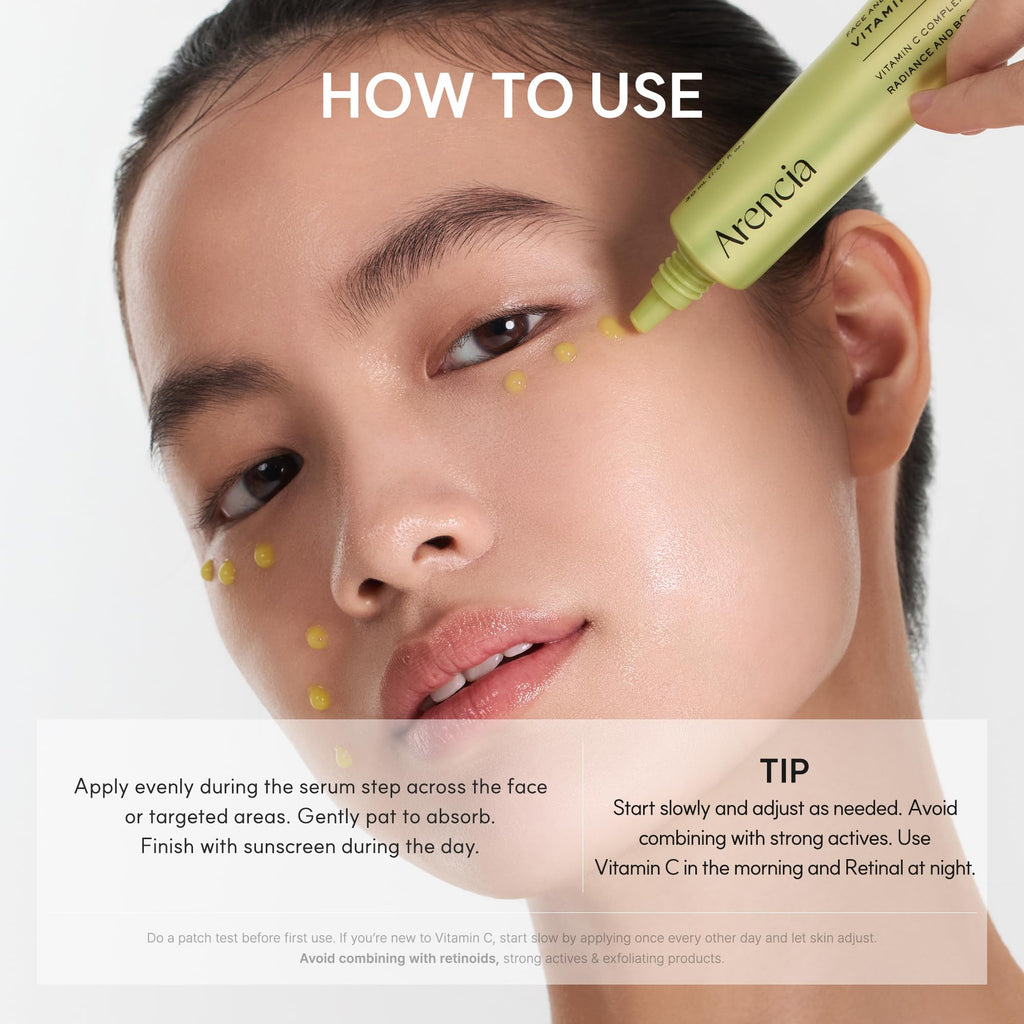 Arencia TXA Booster Shot Serum with 5% Tranexamic Acid & Peptides, Skin Tone Balancing & Hydration Support, Lightweight Daily Skincare, 30 mL / 1.01 fl. oz.