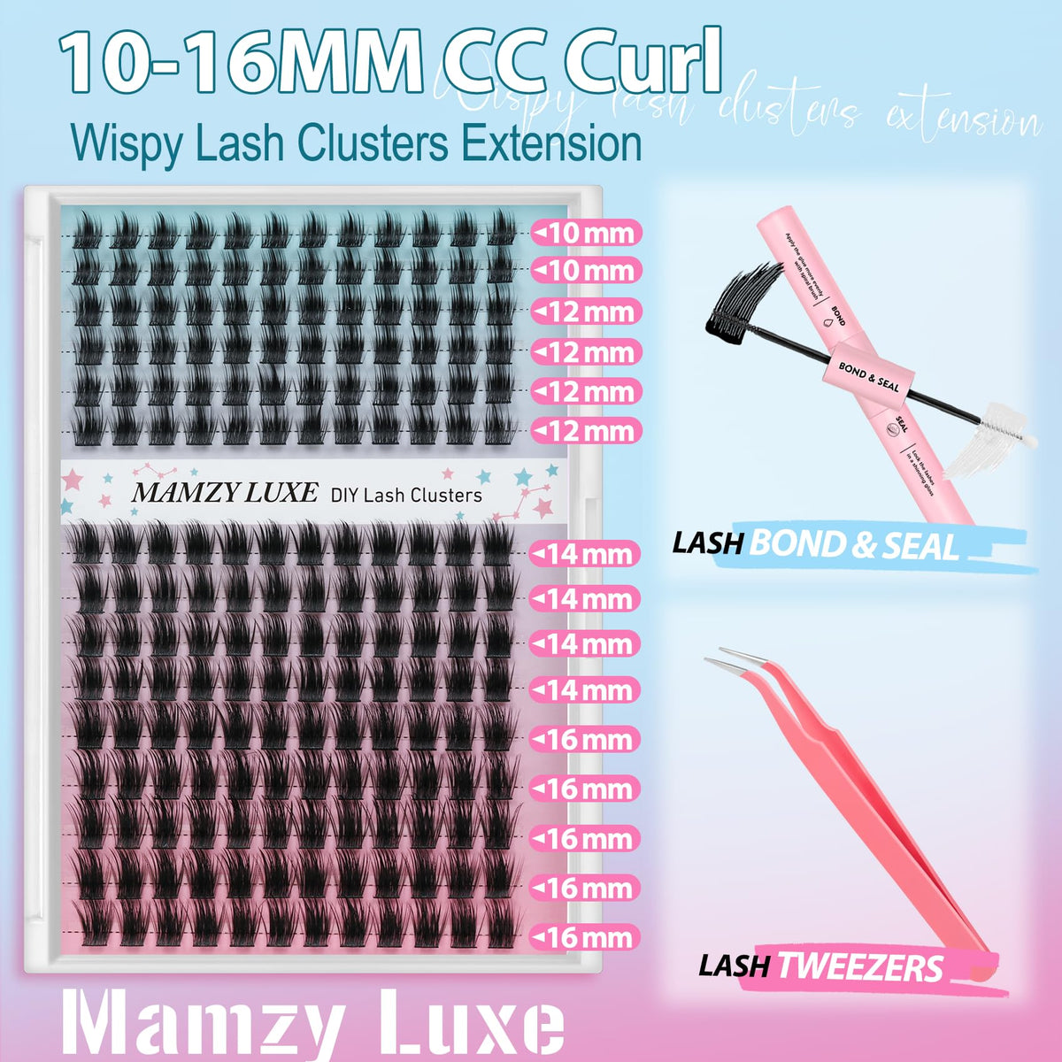 Lash Clusters Wispy 80D Eyelash Clusters 10-18mm Fluff Cluster Eyelash Extensions D Curl No Plastic Feel Individual Lashes Extension 240 Pcs Versatile False Eyelashes Clusters