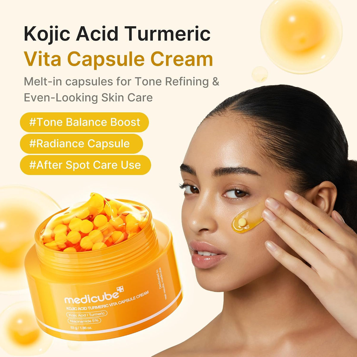 medicube Capsule Cream with Hyaluronic Acid for 120H Lasting Hydration