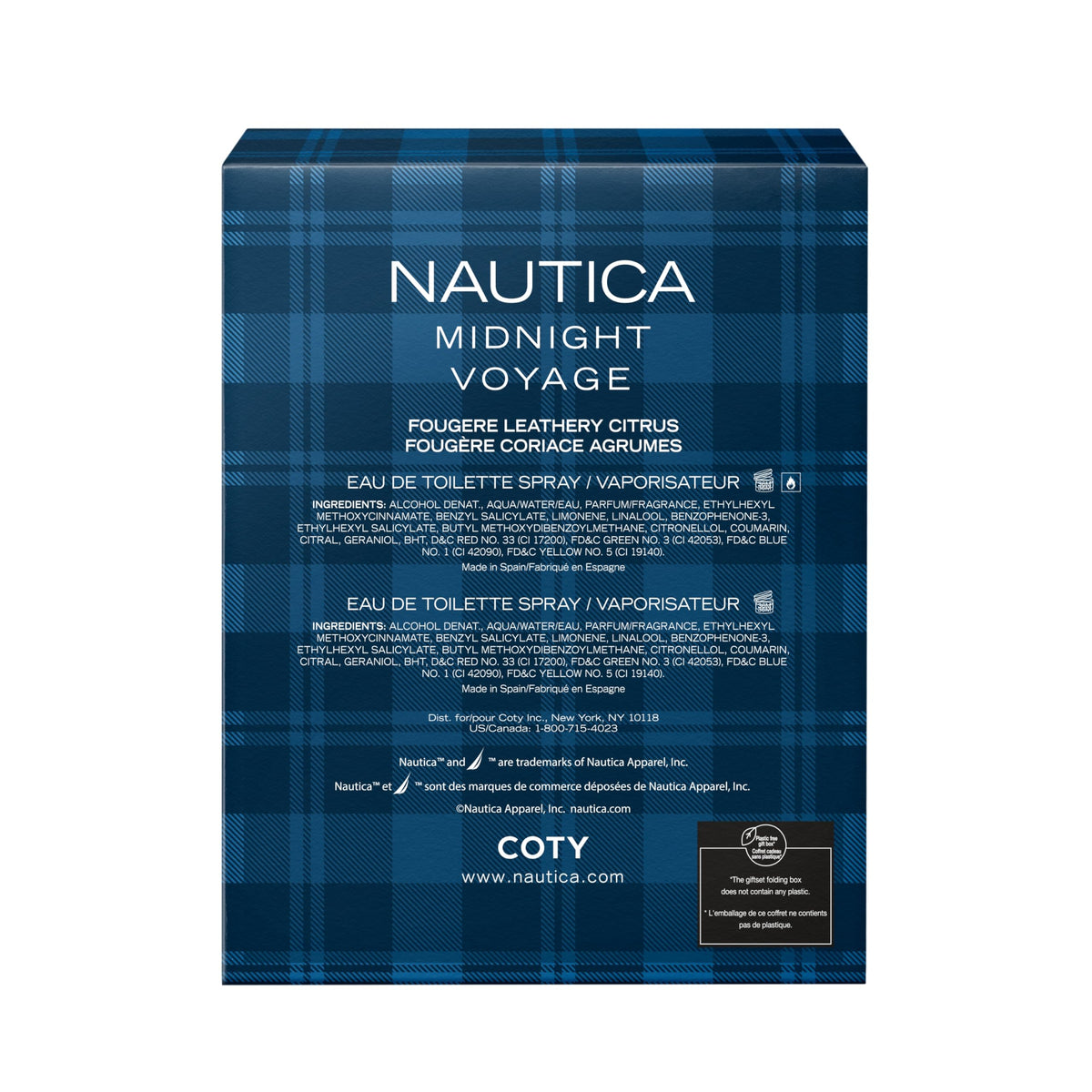 Nautica Voyage Intense Eau de Toilette, Men's Fragrance, 1.6 fl oz