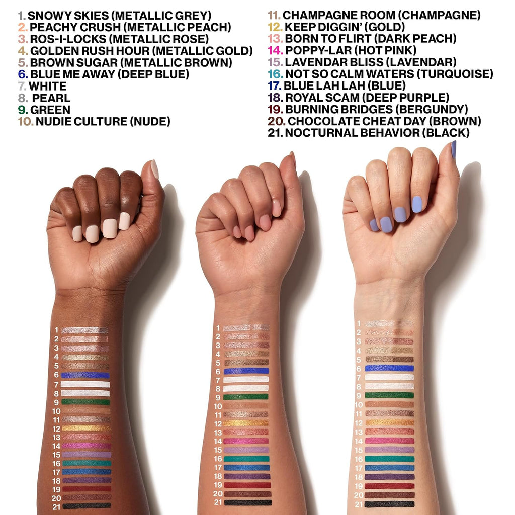 wet n wild Color Icon Cream Eyeliner Eyeshadow Multi-Stick, Moisturizing, Nourishing Velvety Cream-to-Powder Buildable & Blendable Formula, Cruelty-Free & Vegan - Brown Sugar