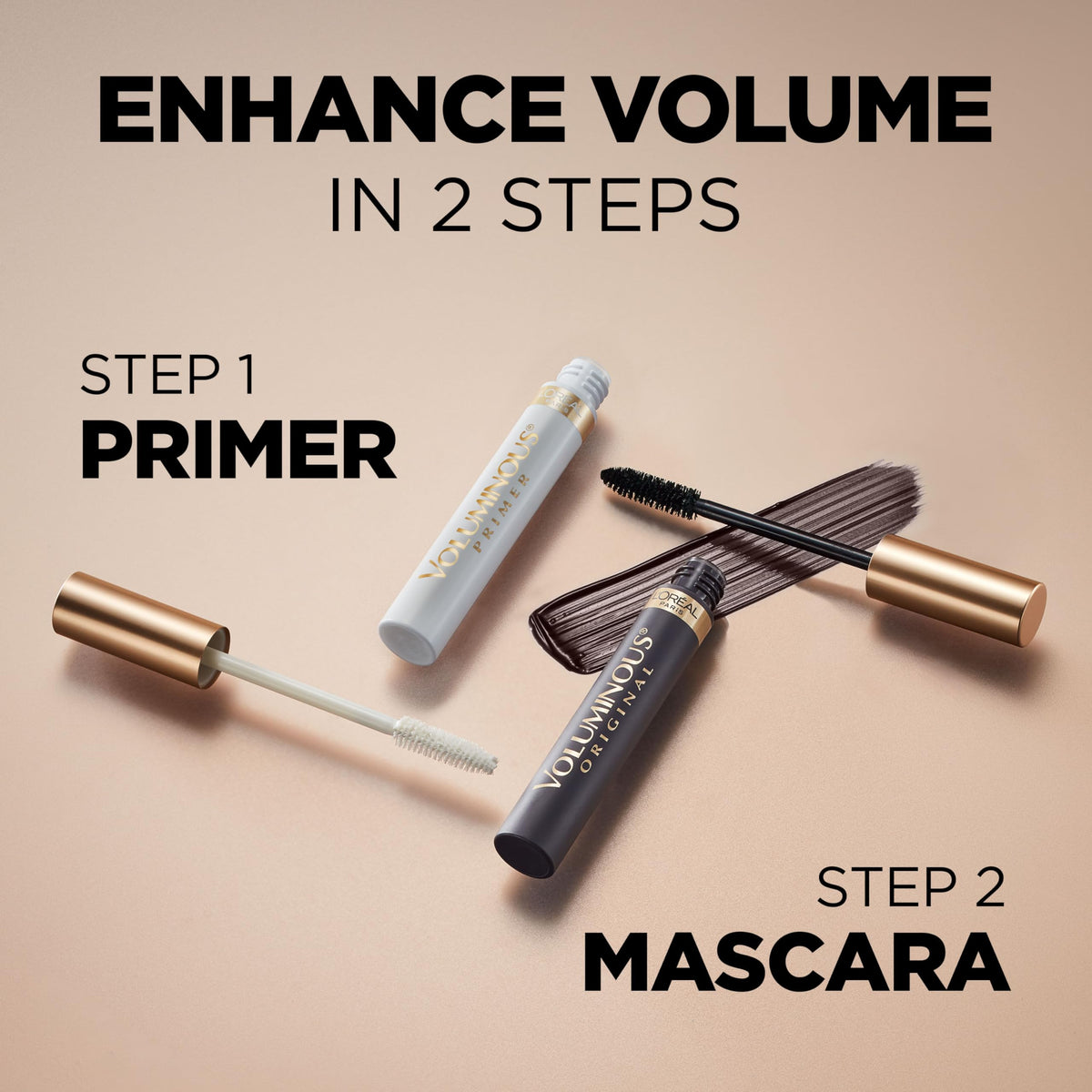 L'Oreal Paris Makeup Voluminous Original Mascara, Deep Burgundy, 0.26 Fl Oz