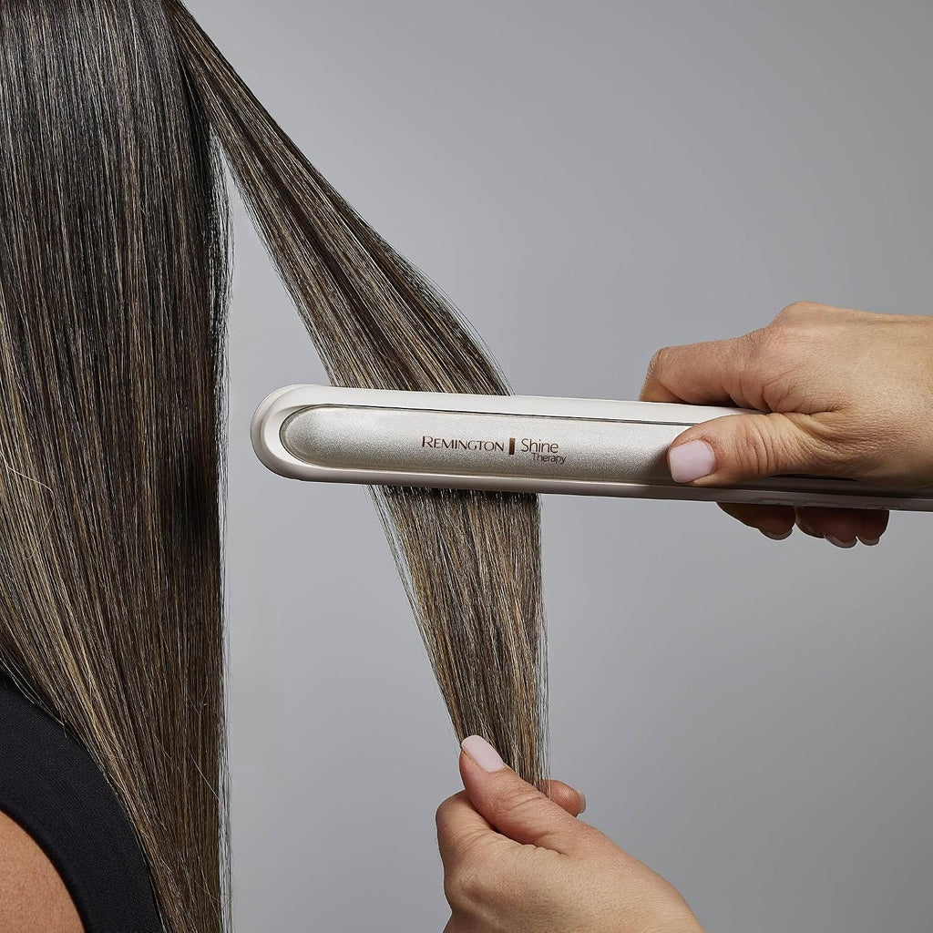 Remington Shine Therapy 1 Inch Hair Straightener, Argan Oil & Keratin