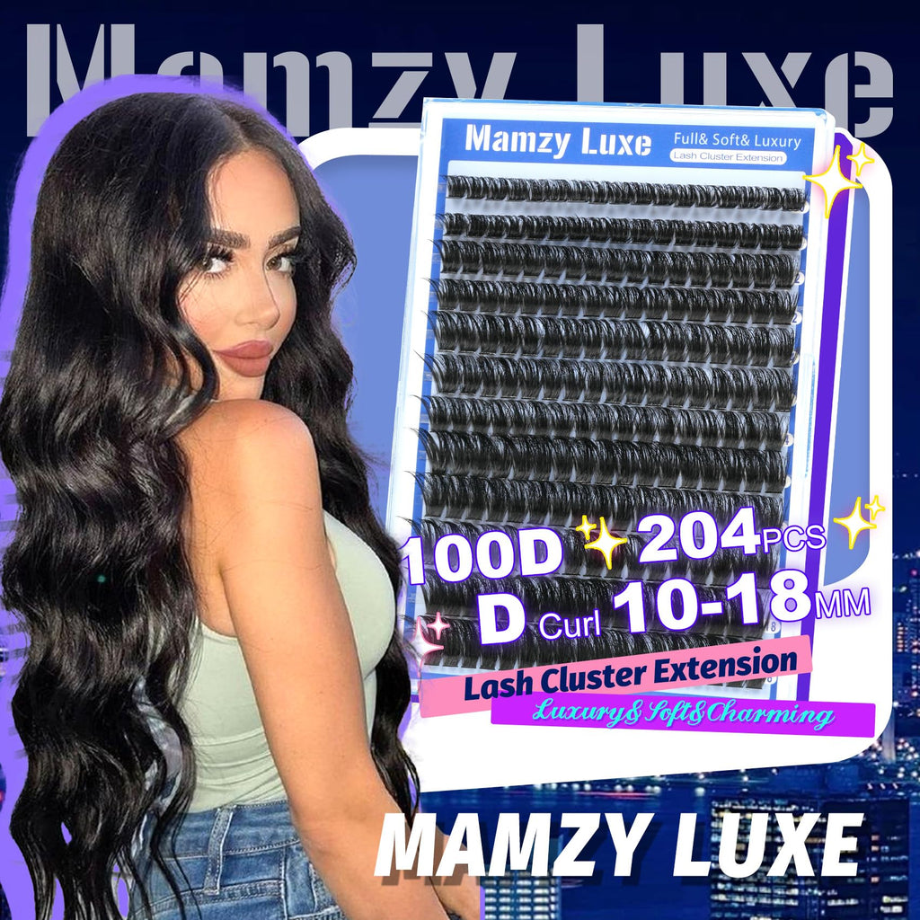 Lash Clusters Wispy 80D Eyelash Clusters 10-18mm Fluff Cluster Eyelash Extensions D Curl No Plastic Feel Individual Lashes Extension 240 Pcs Versatile False Eyelashes Clusters