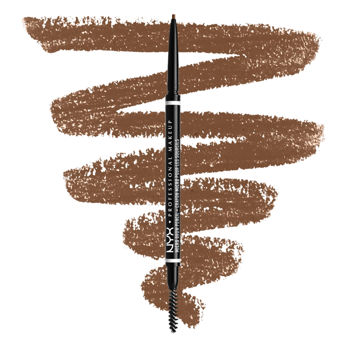 NYX PROFESSIONAL MAKEUP Micro Brow Pencil, Precise Eyebrow Pencil - Ash Brown