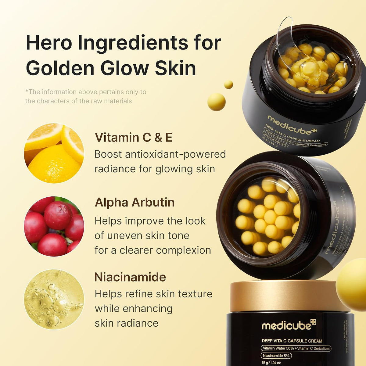 medicube Capsule Cream with Hyaluronic Acid for 120H Lasting Hydration
