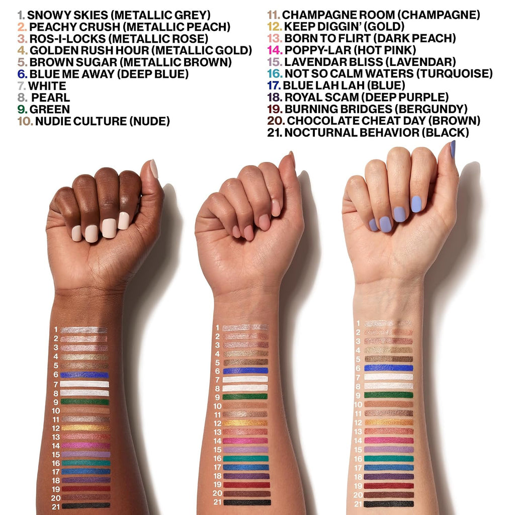 wet n wild Color Icon Cream Eyeliner Eyeshadow Multi-Stick, Moisturizing, Nourishing Velvety Cream-to-Powder Buildable & Blendable Formula, Cruelty-Free & Vegan - Brown Sugar