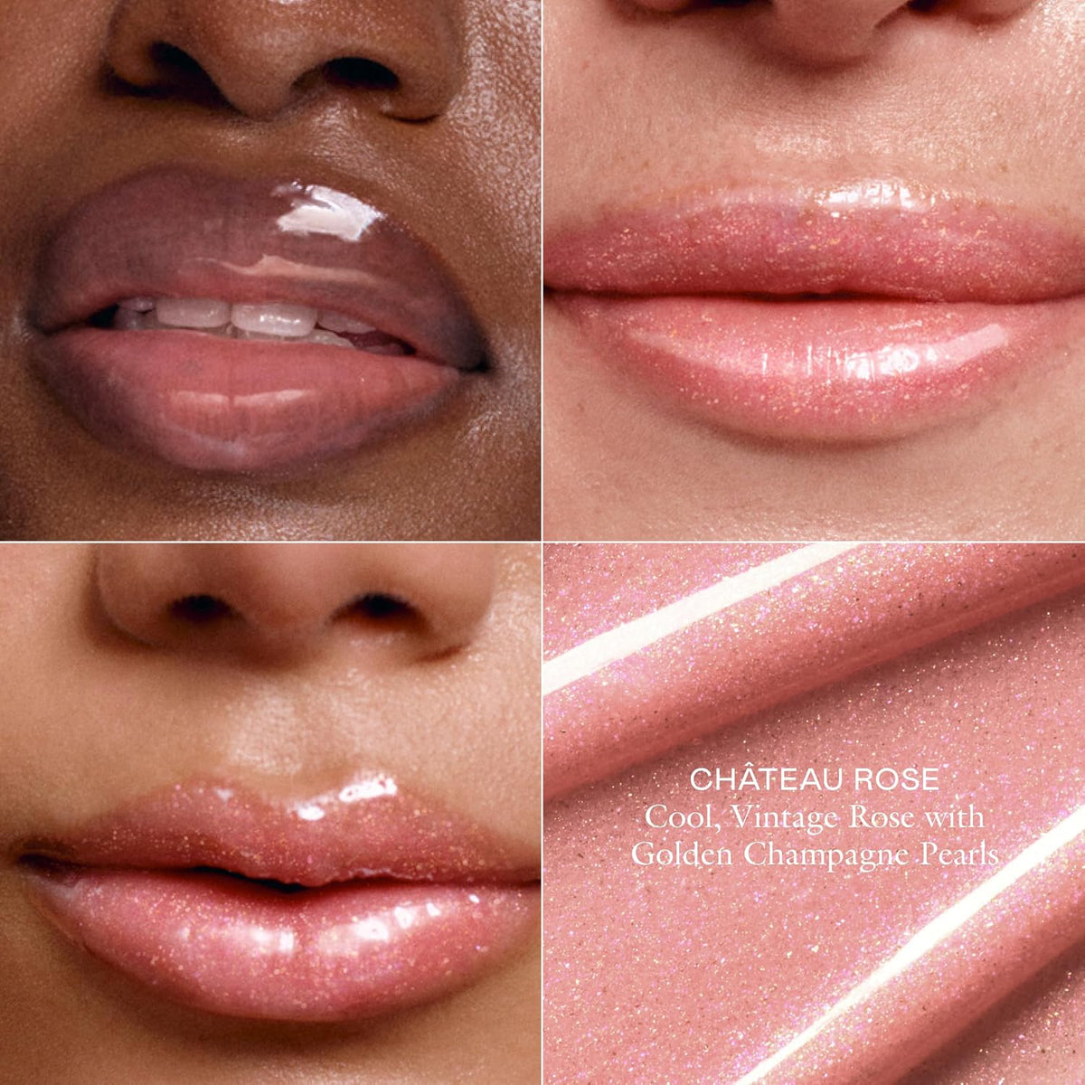 EADEM Tinted Lip Balm, Moisturizing Lip Gloss Tube for Women, Chateau Rose
