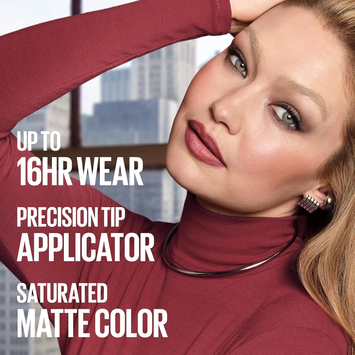 Maybelline Super Stay Matte Ink Liquid Lipstick Makeup, Exhilarator