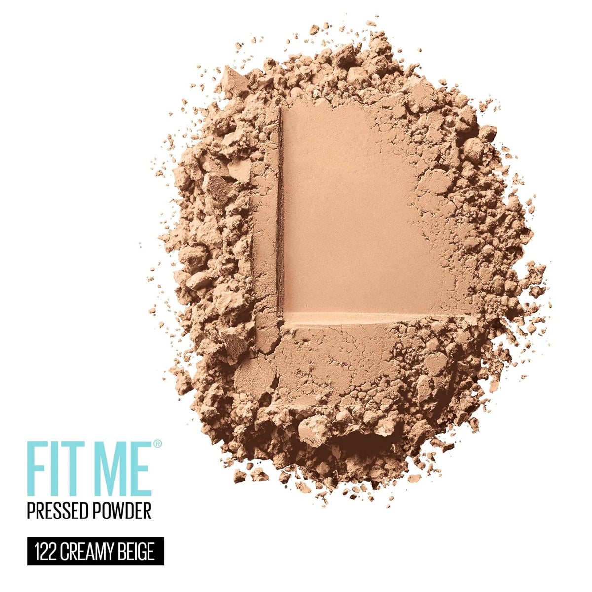 Maybelline Fit Me Matte + Poreless Pressed Face Powder Makeup & Setting Powder, Natural Beige, 1 Count